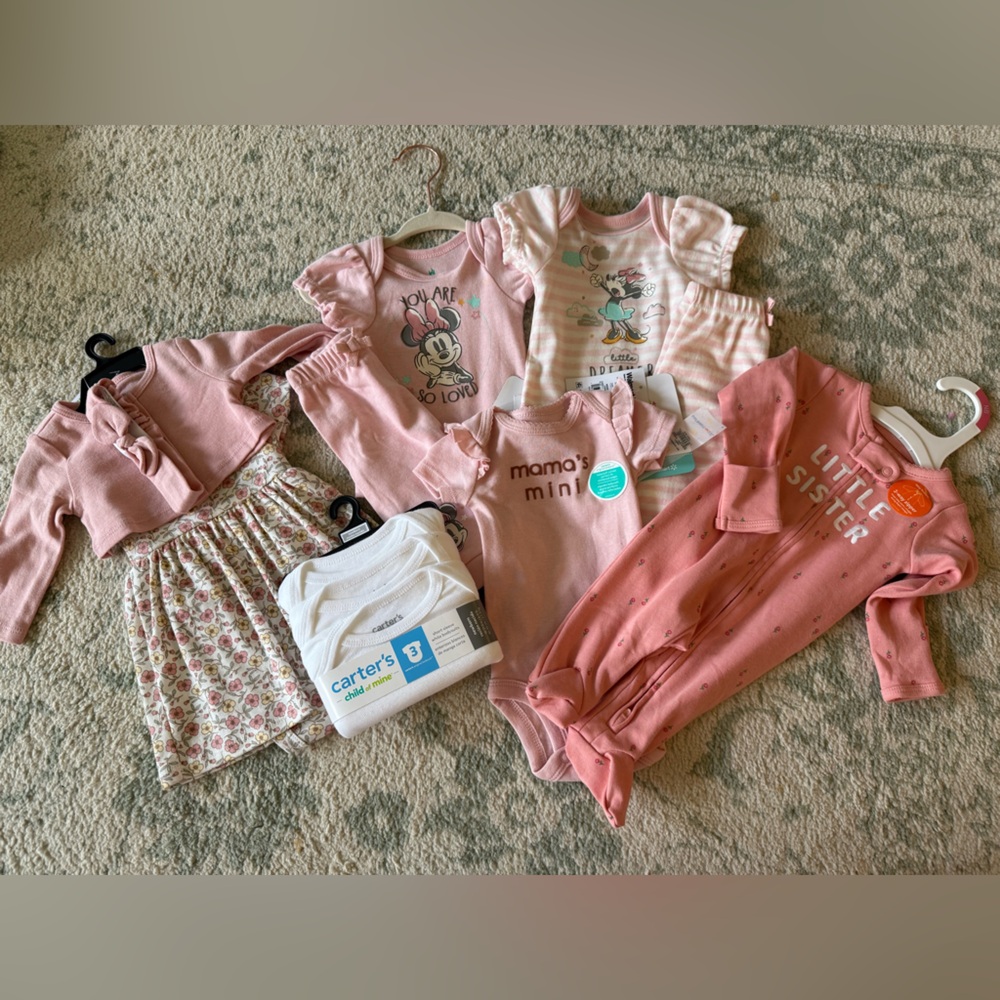 Newborn girls clothing bundle